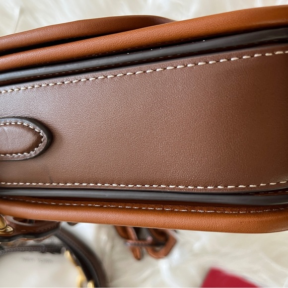 Coach Rogue Top Handle Colorblock Brown Signature Jacquard With Exotic H… - Picture 5 of 10